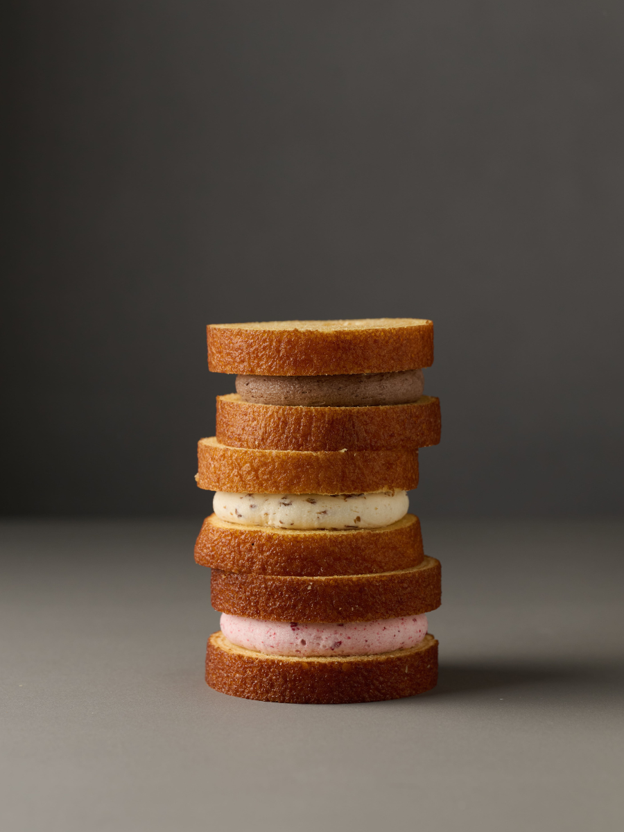 德式年輪厚夾心(六入)禮盒【奶油霜/生乳】