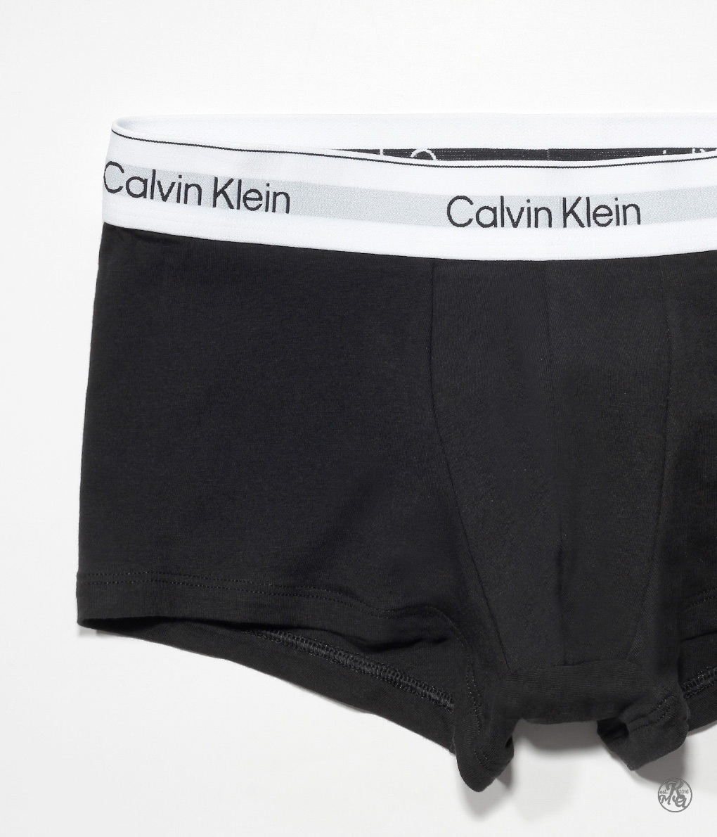 Calvin Klein Cotton Strecth Low Rise Trunks 黑色內褲 (NB4389) (三入組)