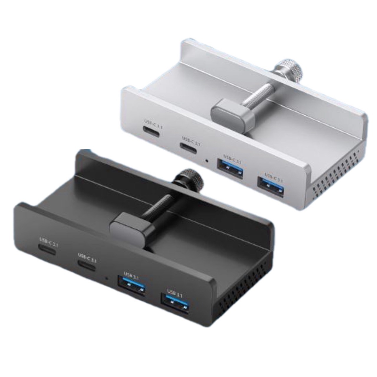 USB3.2 10G 集線器 分線器 USB hub 鋁合金 卡扣式 高速擴充 TYPE-C HUB 分配器