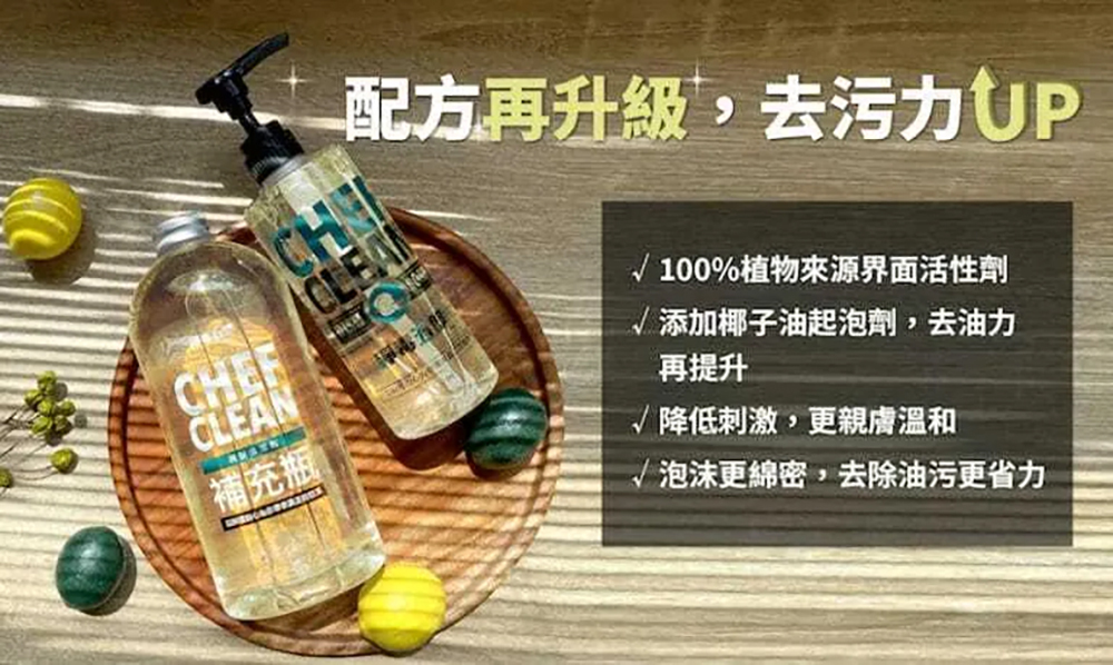 【淨毒五郎】碗盤清潔劑補充瓶1000ml