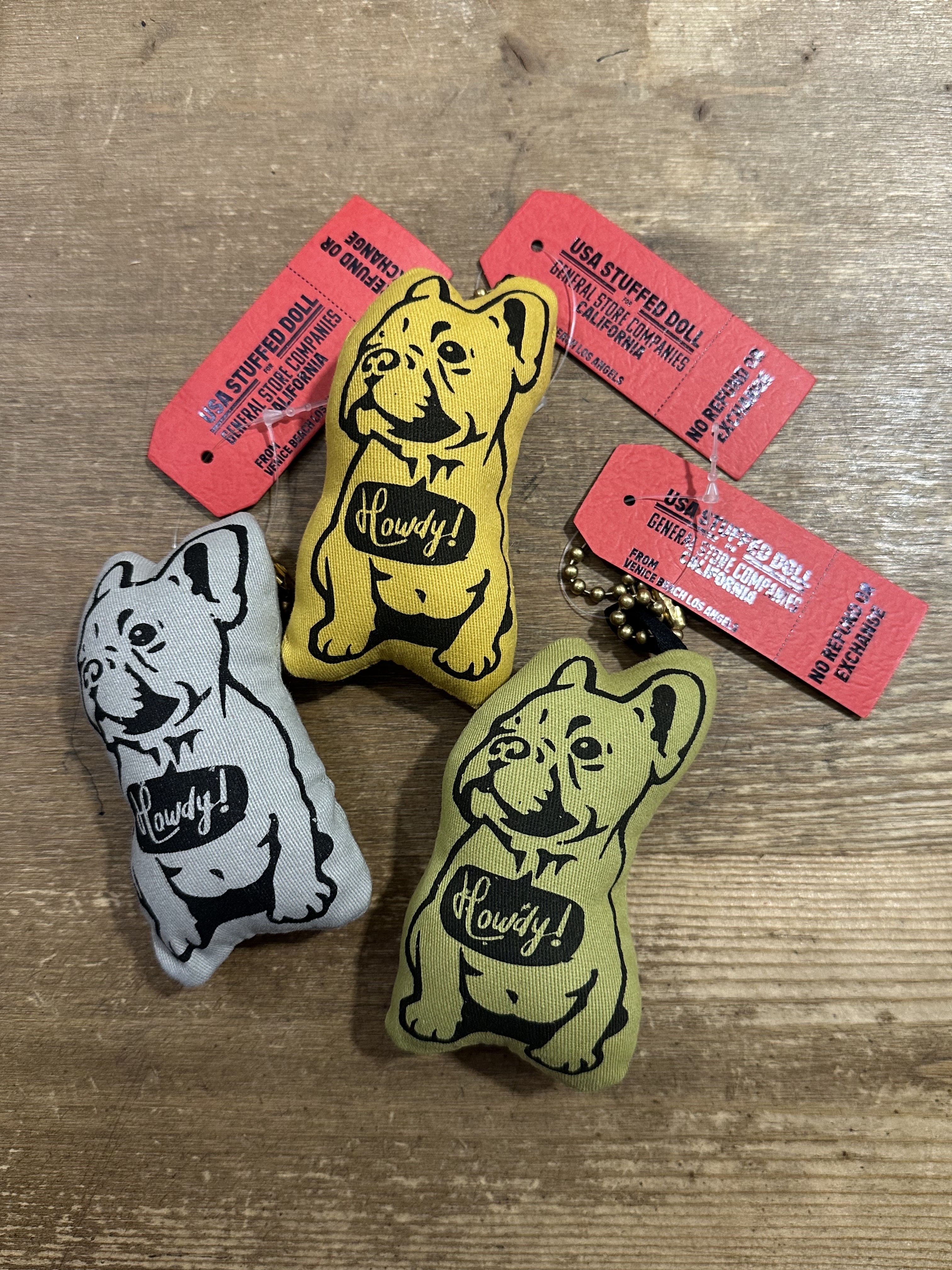 USA STUFFED DOLL ☛French Bulldog  Key Chain