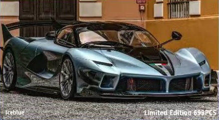 預訂:1/64 Little Toys Ferrari FXX-K Evo Ice Blue LHD (LTFFXXKIB )