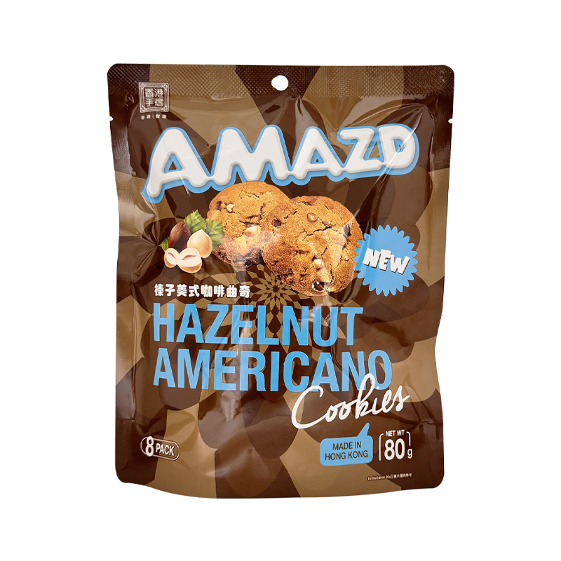 香港手信 榛子美式咖啡曲奇袋裝80g [食用日期︰8/7/2026]