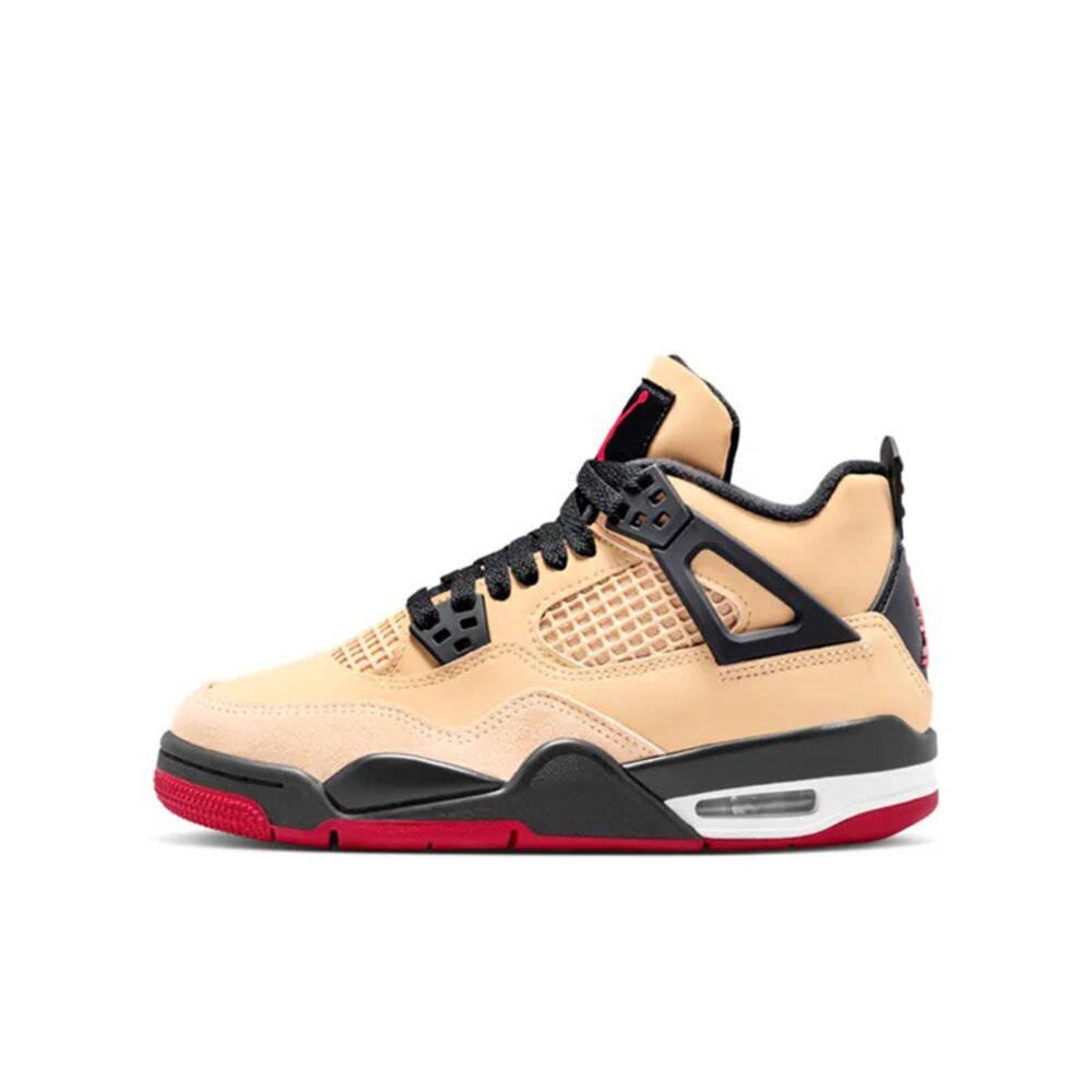 Nike Air Jordan 4 Retro Pizza 橘黃黑 籃球鞋 GS IH2094-200