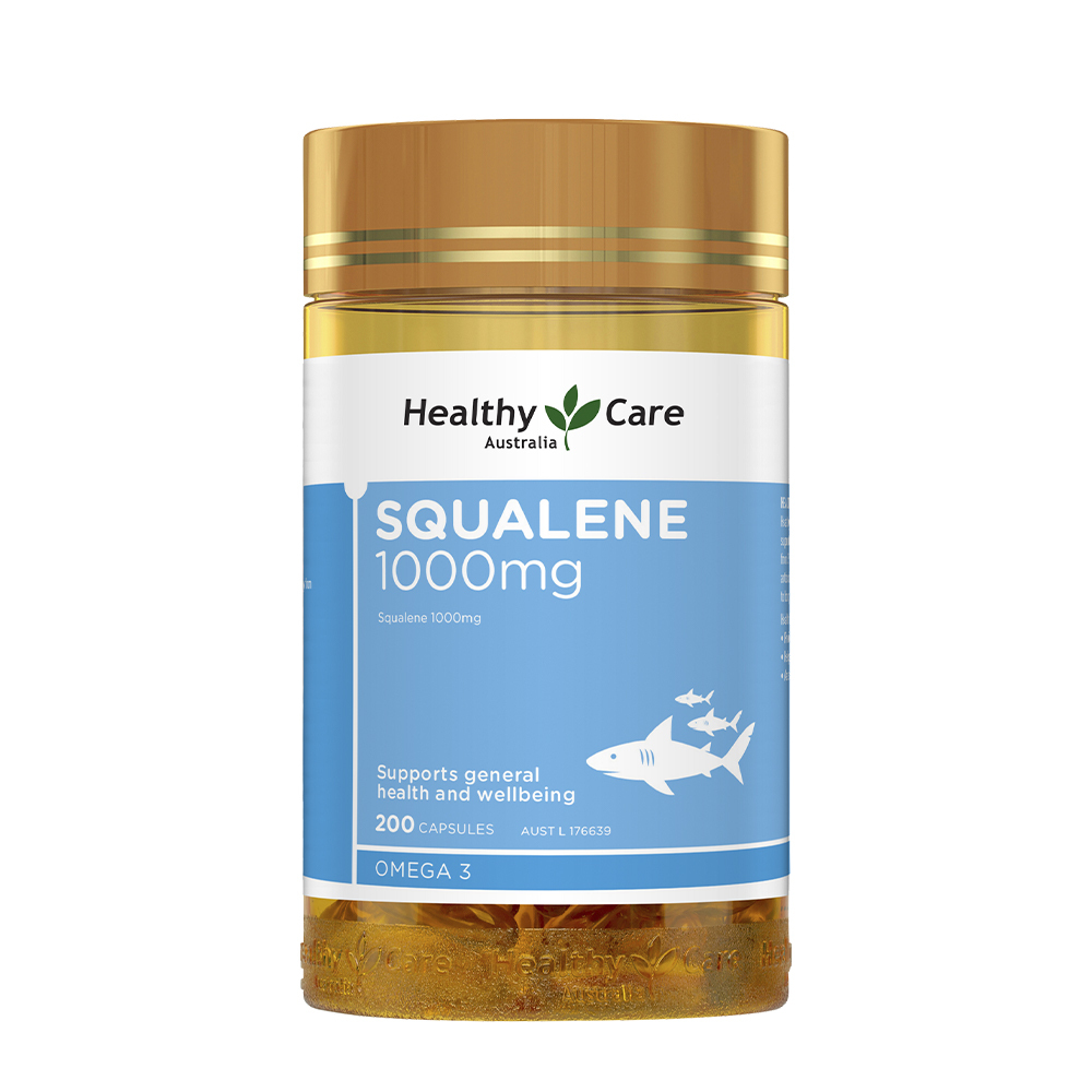(預購商品 8/13收單)  澳洲 Healthy Care 角鯊烯膠囊 1000mg