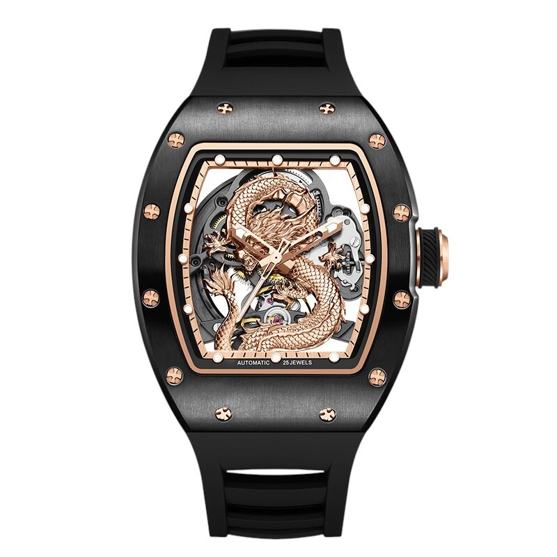 【BENTLEY 賓利】THE VIGOROUS 蒼勁系列 BL-32 限量88支 酒桶 機械 鏤空 夜光 手錶