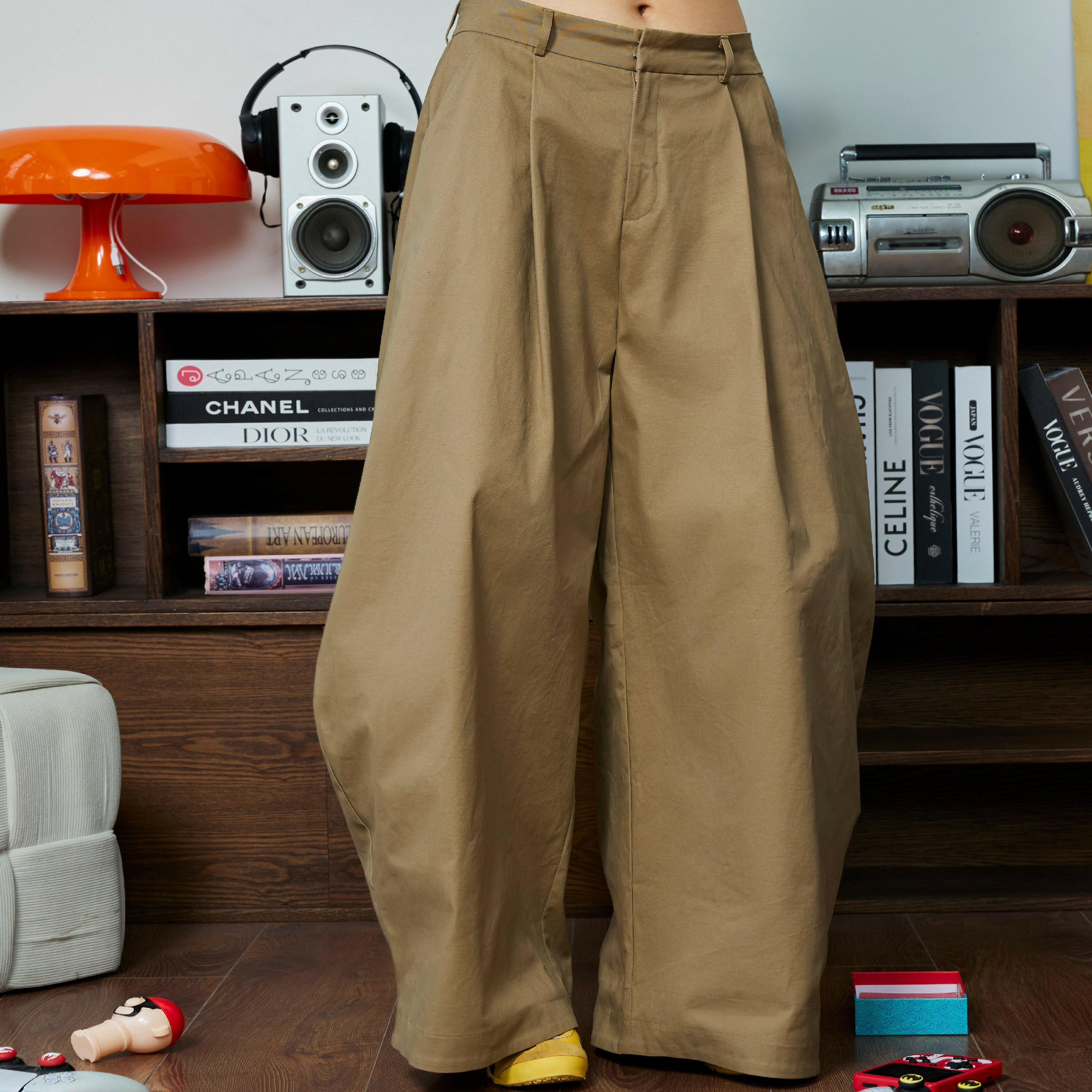 PUSH PUSH Khaki Pants 闊腿卡其長褲