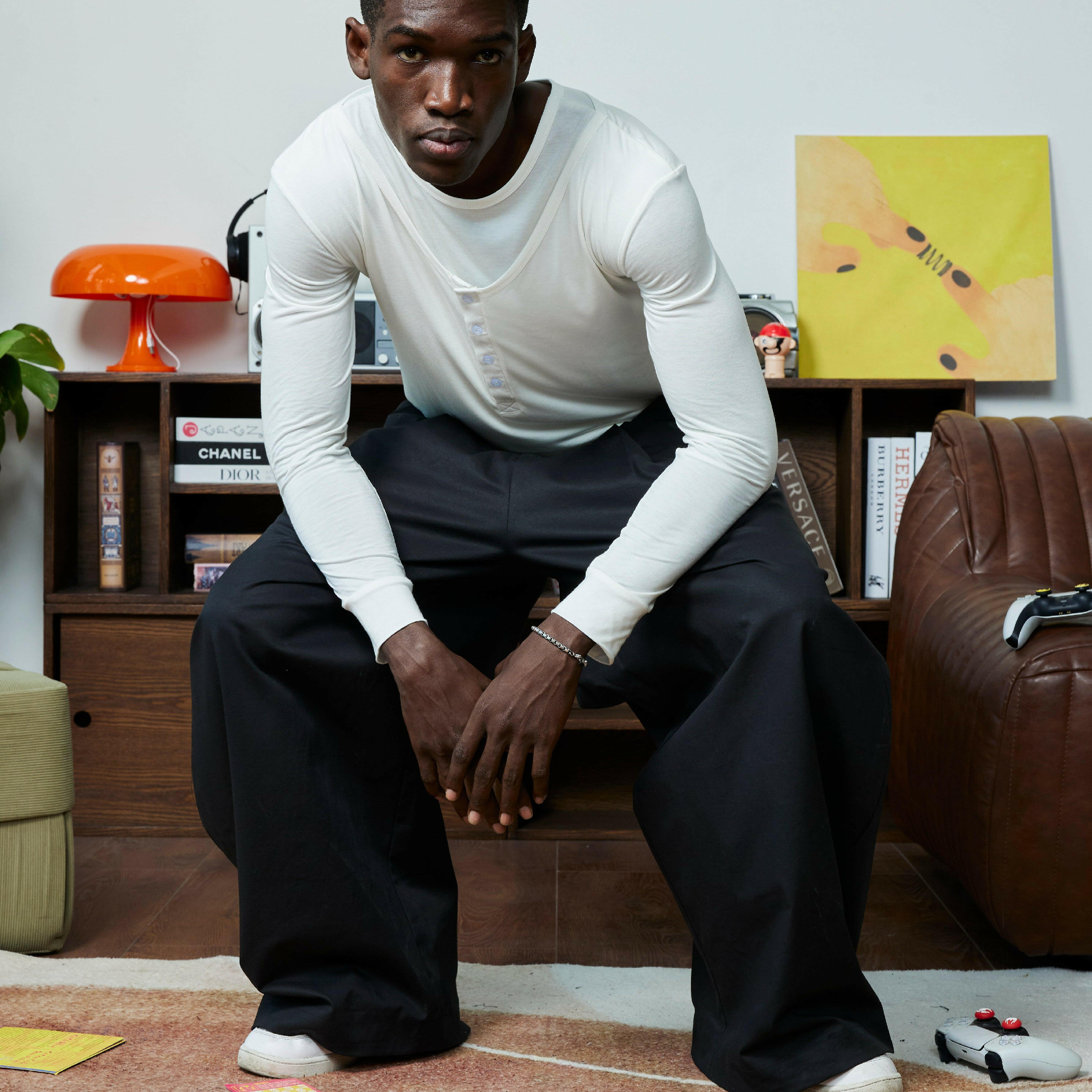 PUSH PUSH Khaki Pants 闊腿卡其長褲