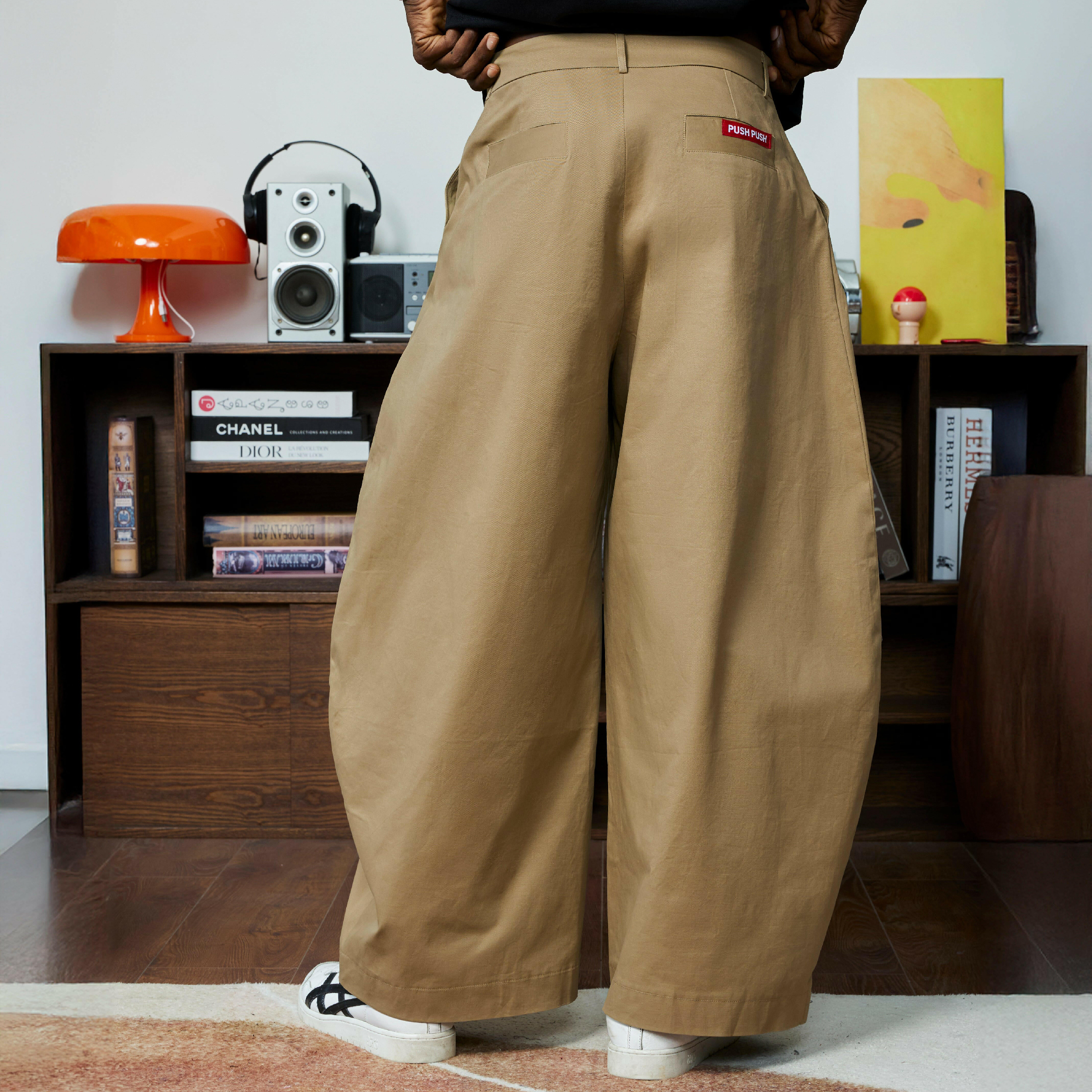 PUSH PUSH Khaki Pants 闊腿卡其長褲
