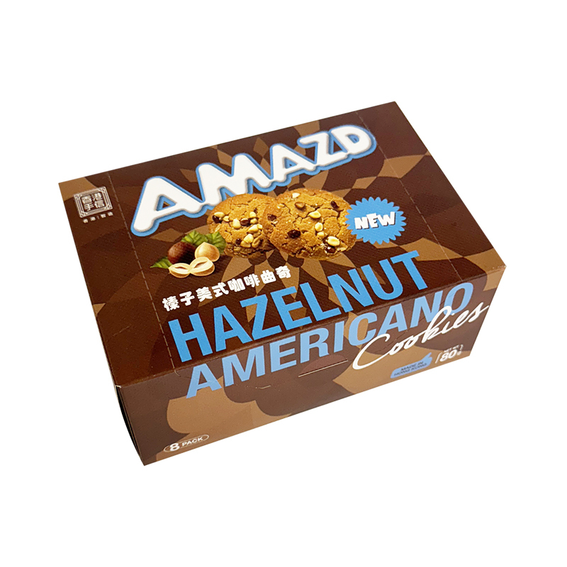 香港手信 榛子美式咖啡曲奇盒裝80g [食用日期︰8/7/2026]