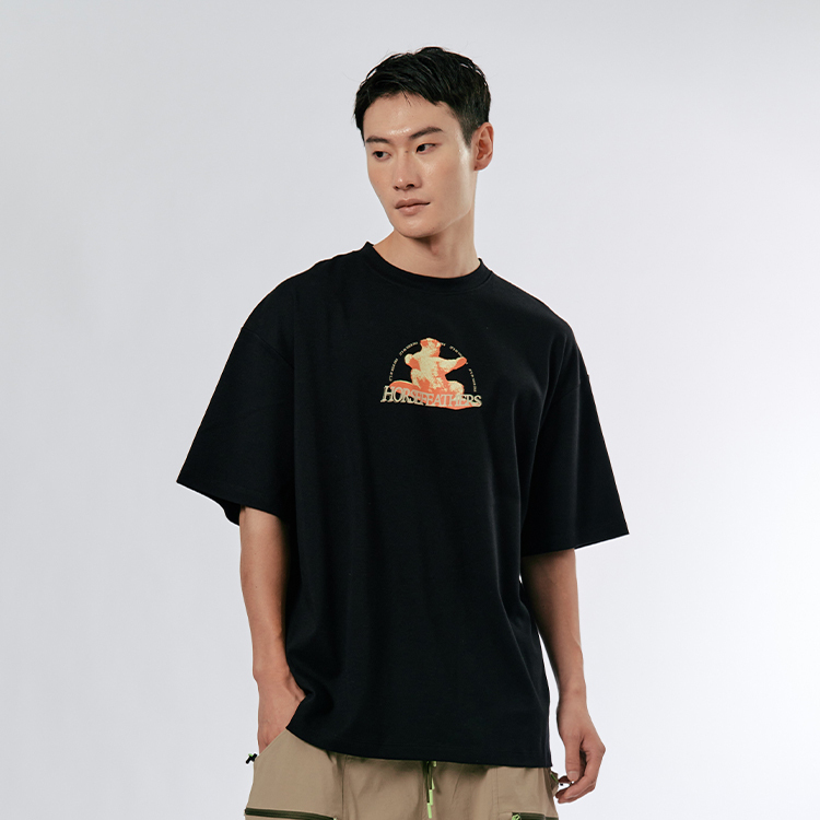 中性純棉舒適短袖T恤_MONTY T-SHIRT