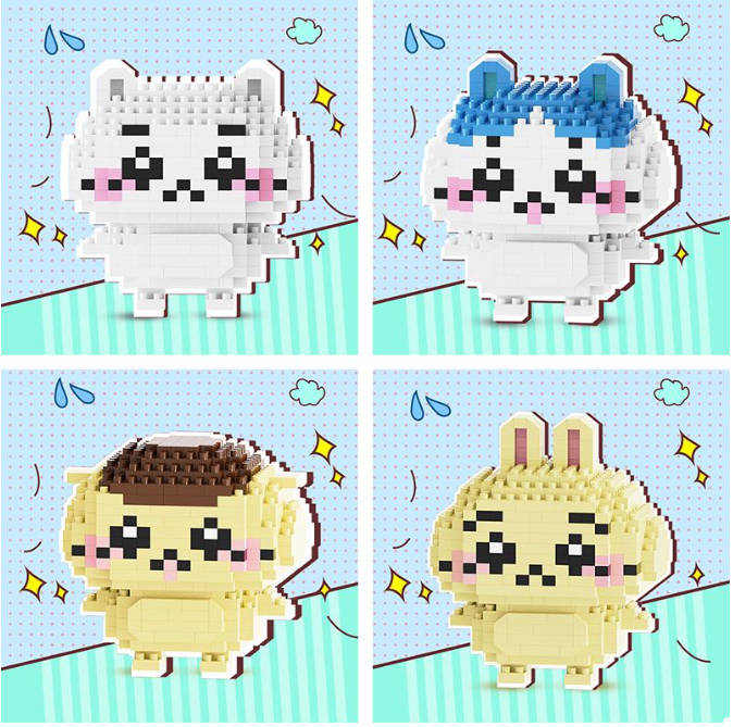 第八期预购 chiikawa 乐高积木 4 in 1