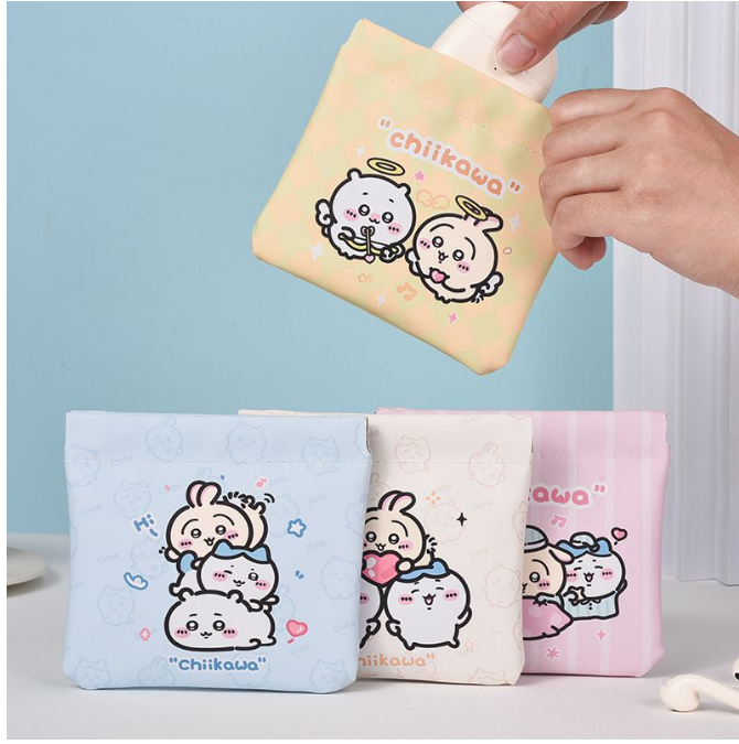 第八期预购 chiikawa 数据线收纳包自动闭合 款式随机