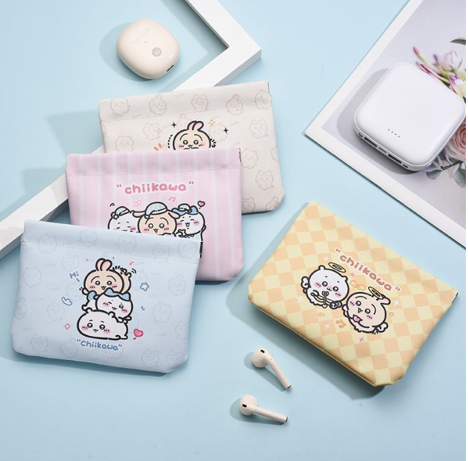 第八期预购 chiikawa 数据线收纳包自动闭合 款式随机