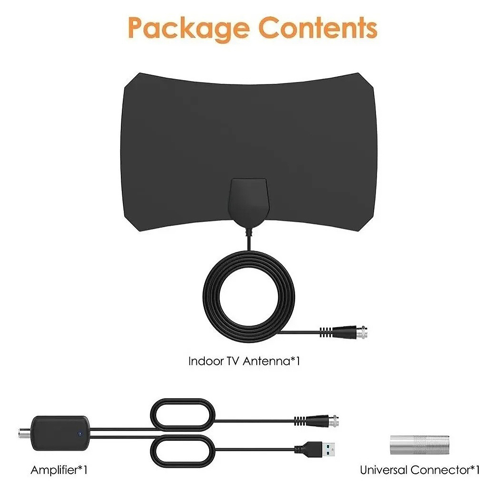 韓國JK HDTV室內高清數字電視天線接收器放大器 dtmb地面波數位免費電視訊號天線 J1048