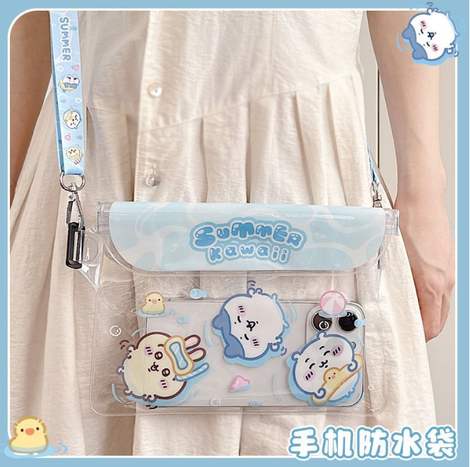 第八期预购 chiikawa防水包斜挎腰包 款式随机