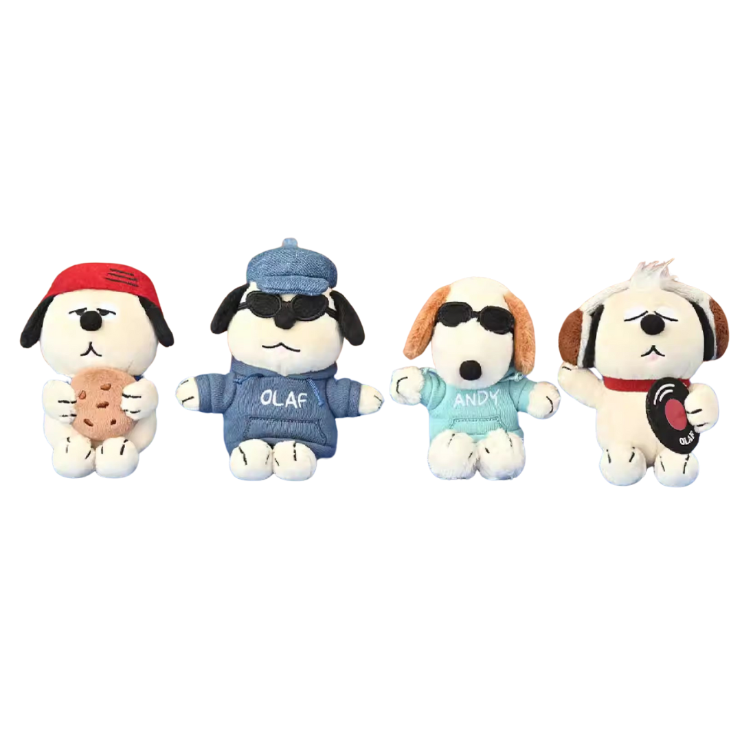 【代購】Snoopy Peanuts Olaf & Andy 在路上系列 絨毛吊飾 4款