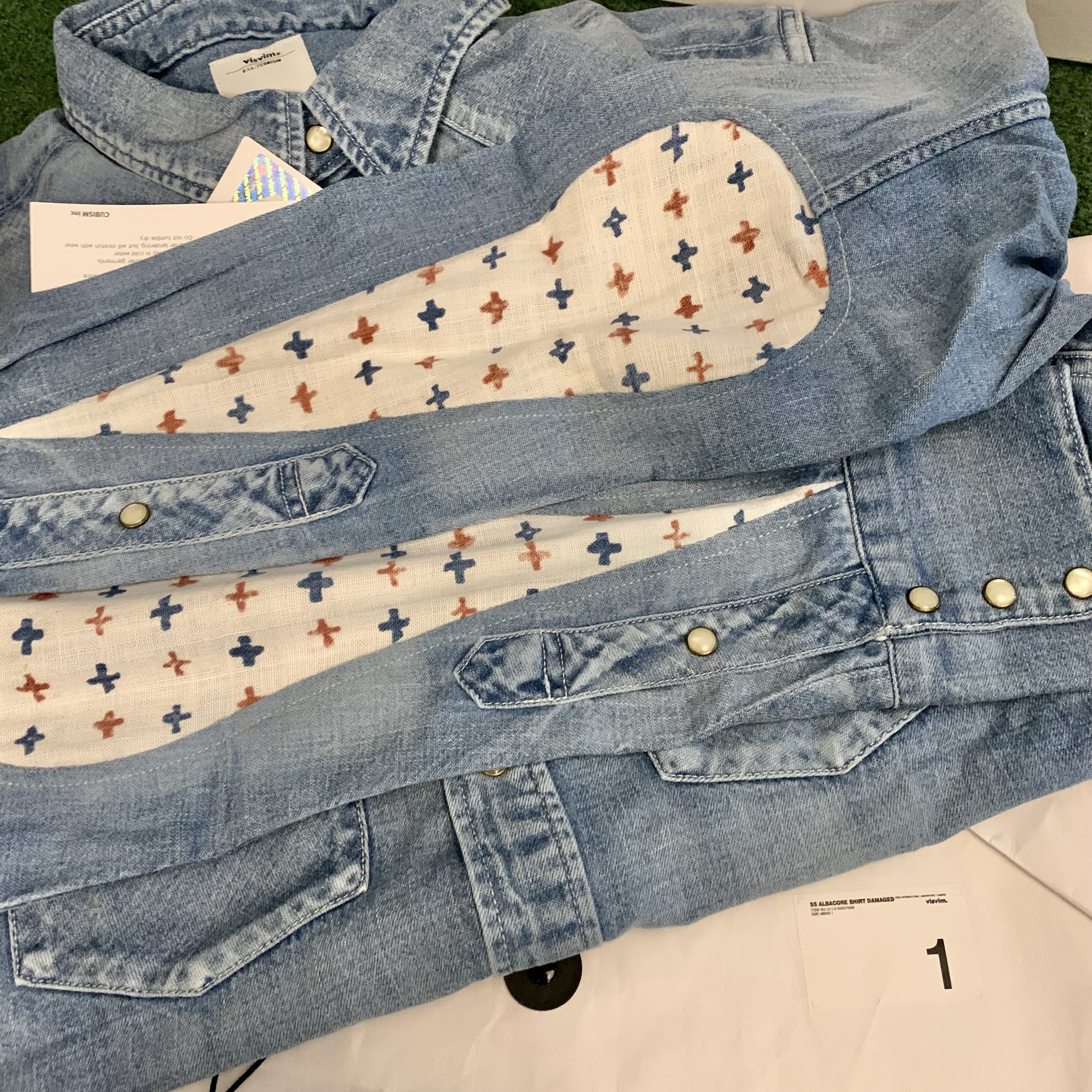 VISVIM SOCIAL SCULPTURE ALBACORE DMMAGED SHIRT (AMDO) - SIZE 1 IN STOCK NOW (現貨發售中)