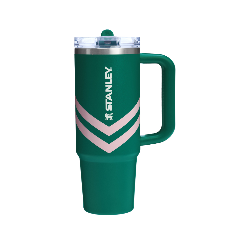 STANLEY 防漏吸管隨手杯 0.88L / 復古翠綠