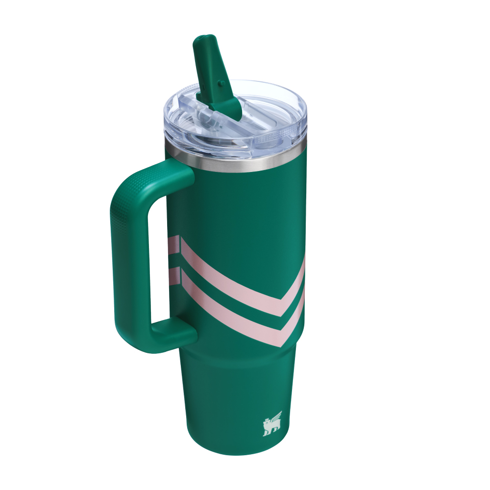 STANLEY 防漏吸管隨手杯 0.88L / 復古翠綠