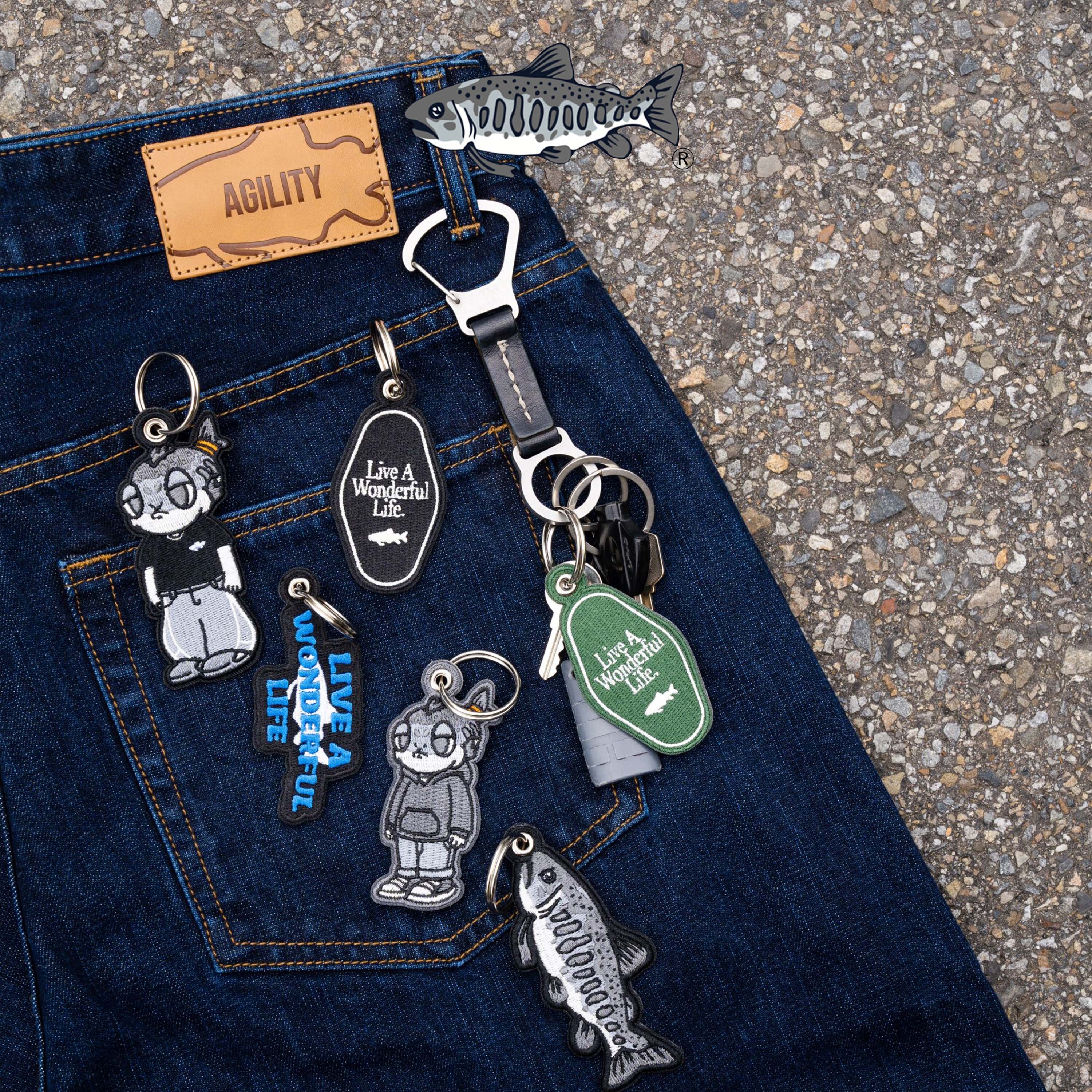 AGILITY HOUSE - Embroidery Keychain 品牌 鑰匙圈 [AH-4P]