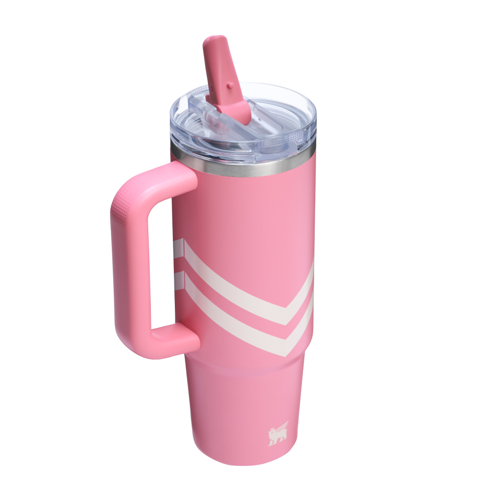 STANLEY 防漏吸管隨手杯 0.88L /  復古甜粉