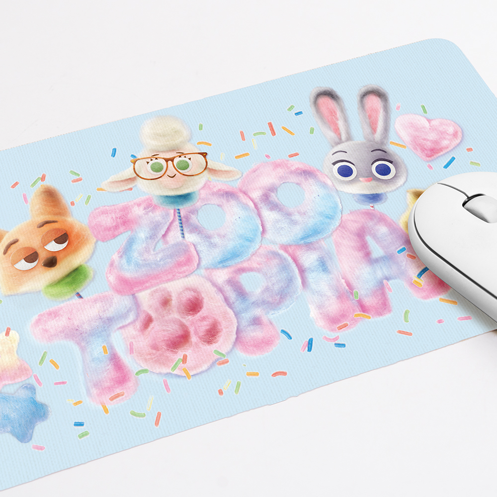 Disney 動物方城市 -三合一多功能滑鼠墊 標準尺寸【正版授權】