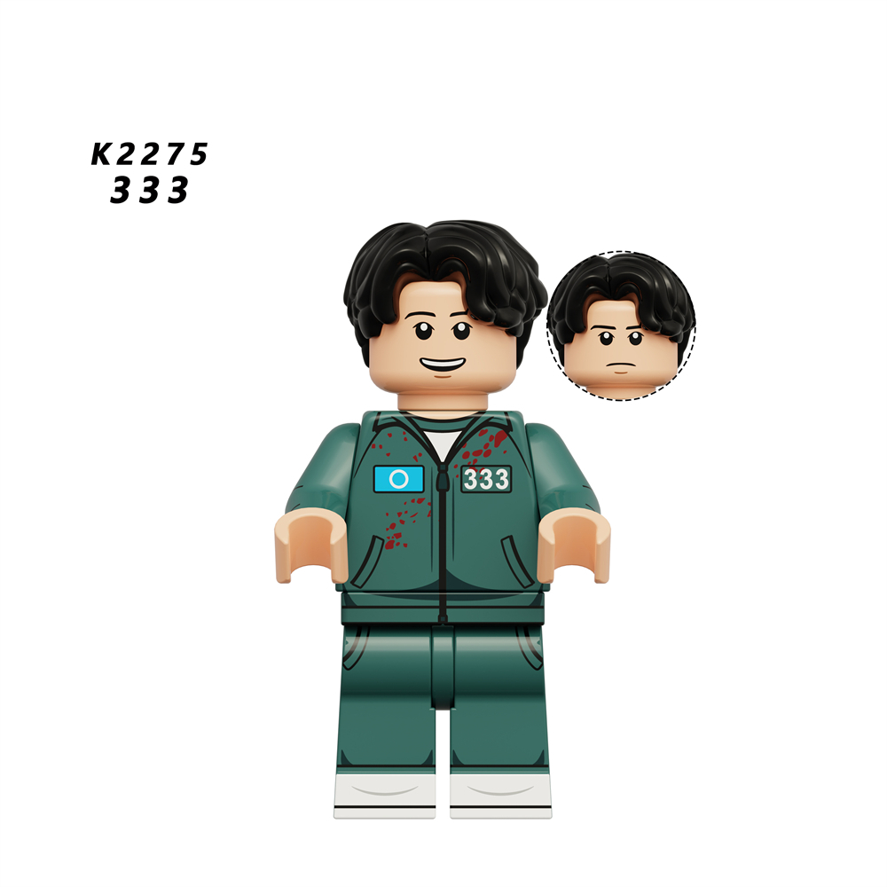 Squid Game 333 Custom Minifigures Minifigs Fit Lego KDL842 K2275
