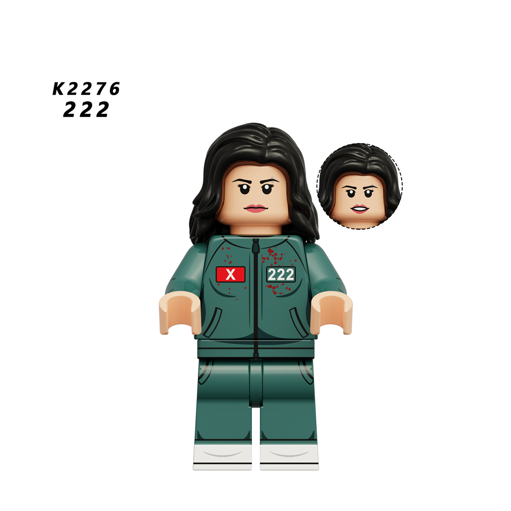 Squid Game 222 Custom Minifigures Minifigs Fit Lego KDL842 K2276
