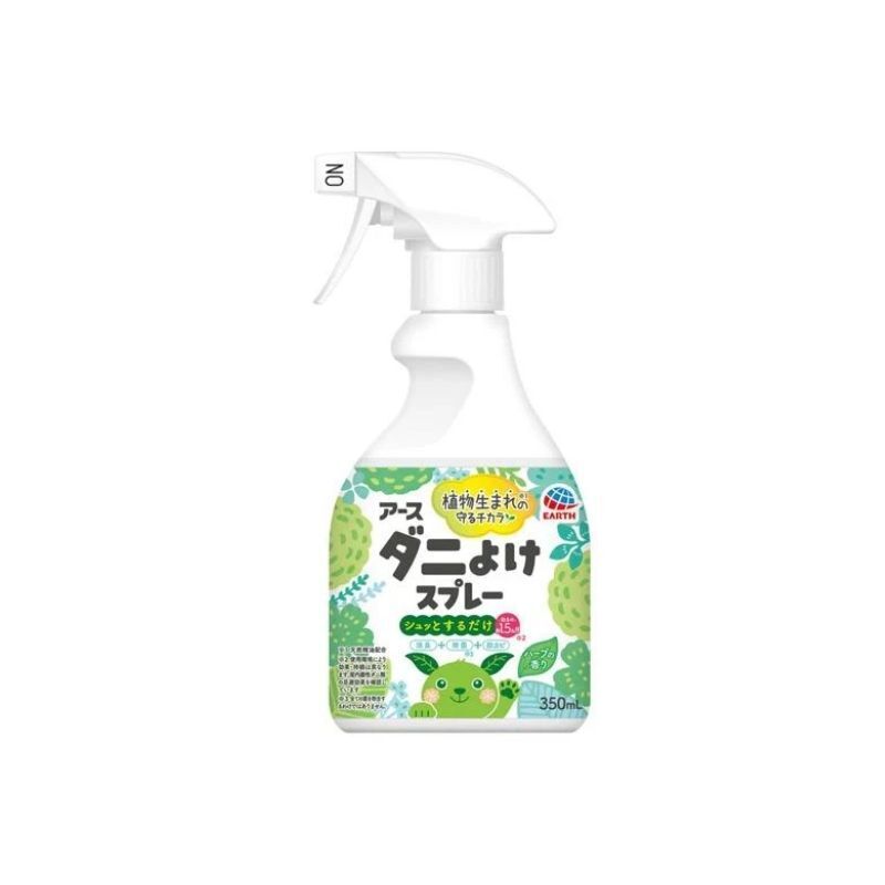 地球製藥 布製品除蟎噴霧 草本香味 350ml (Barcode: 4901080022615)