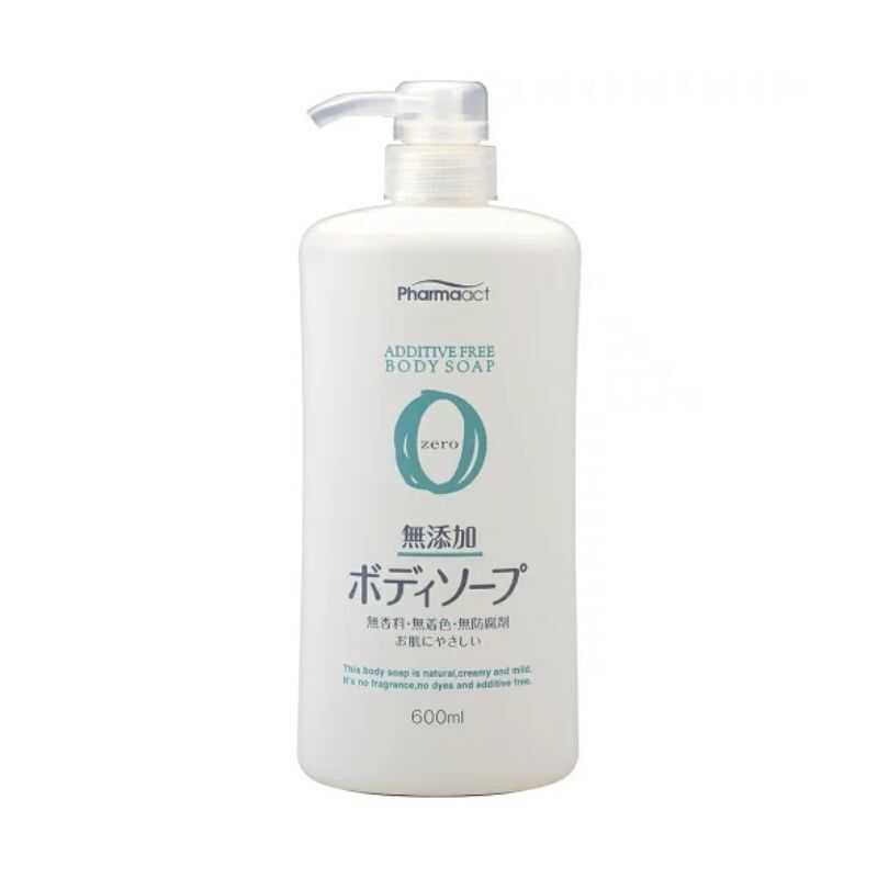 熊野油脂 Pharmaact Zero 無添加沐浴乳600ml (Barcode: 4513574007260)