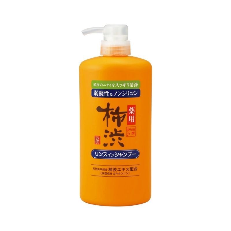 熊野油脂 藥用弱酸性柿澀防汗味清爽洗髮水 600ml (Barcode: 4513574042216)