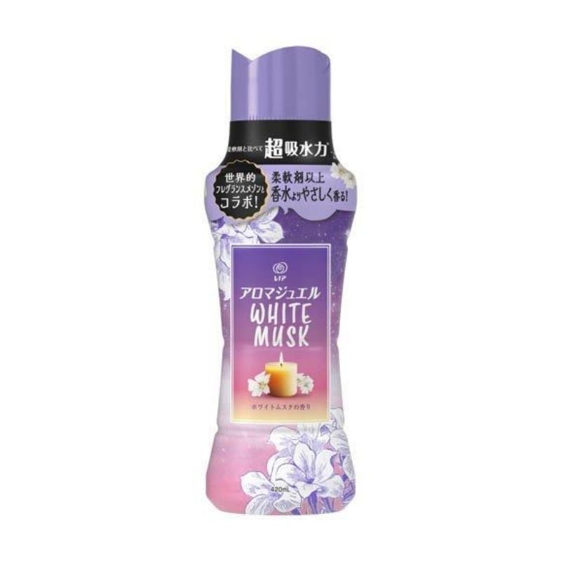寶潔 Lenor Happiness Aroma Jewel Hotel 星級洗衣香氛柔順珠 420ml 白麝香 (Barcode: 4987176278418)