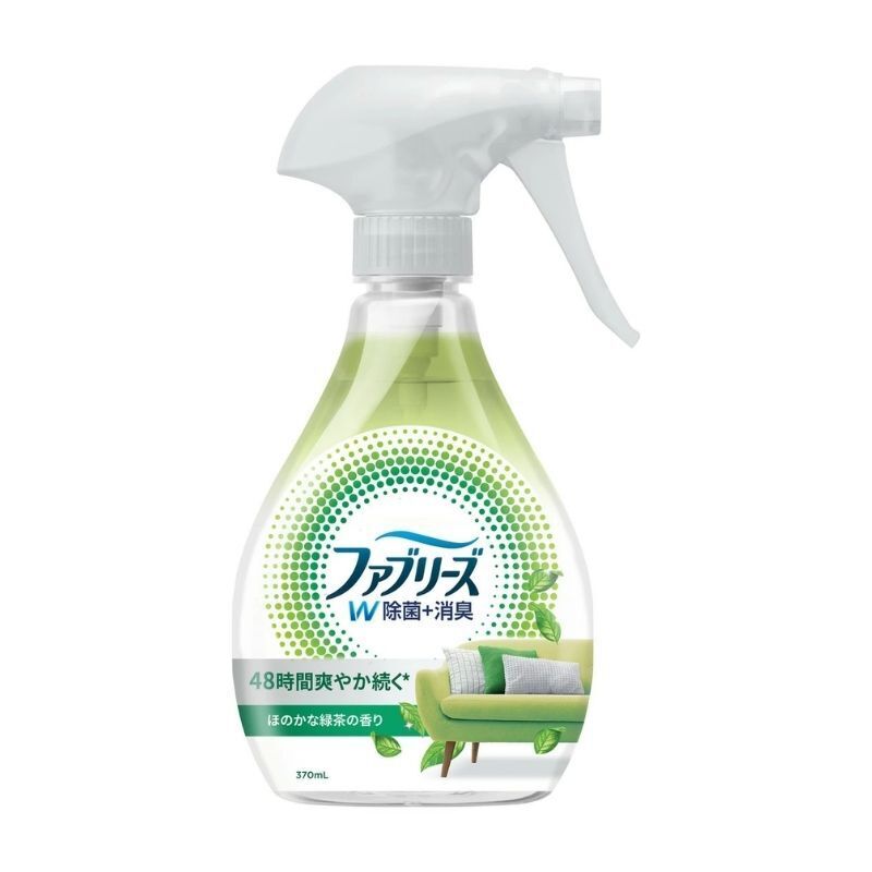 寶潔 風倍清 織物W除菌消臭噴霧 370ML 綠茶清香 (Barcode: 4987176286260)