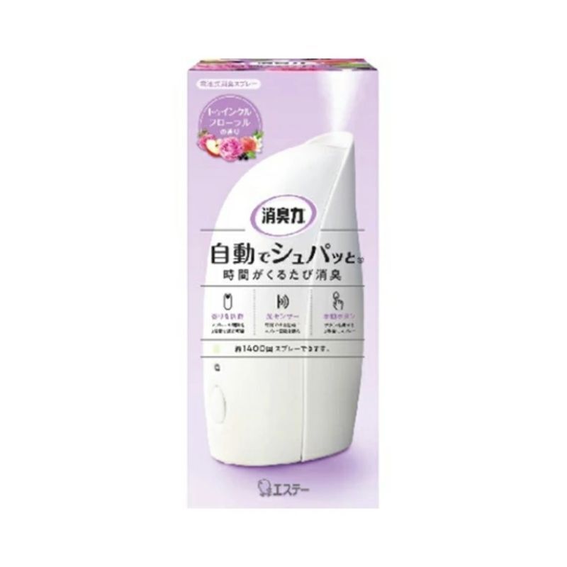 雞仔牌 消臭力 自動感光消臭芳香噴霧套裝 綜合花香 <本機 + 39ml > (Barcode: 4901070128983)