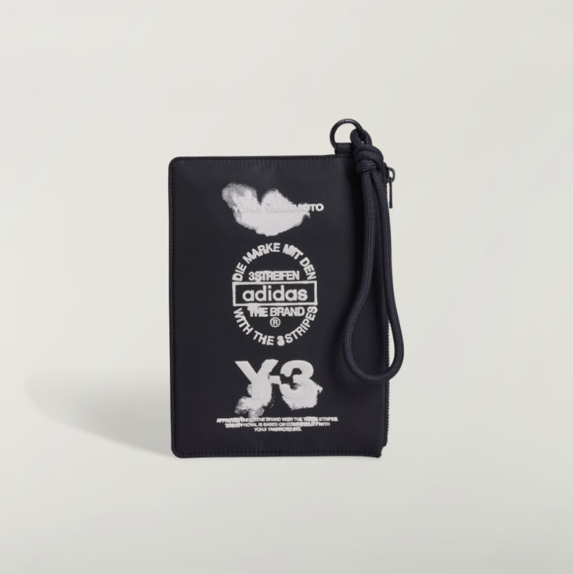 【 Y-3 NYLON POUCH 日式墨染手拿包 - 黑 】