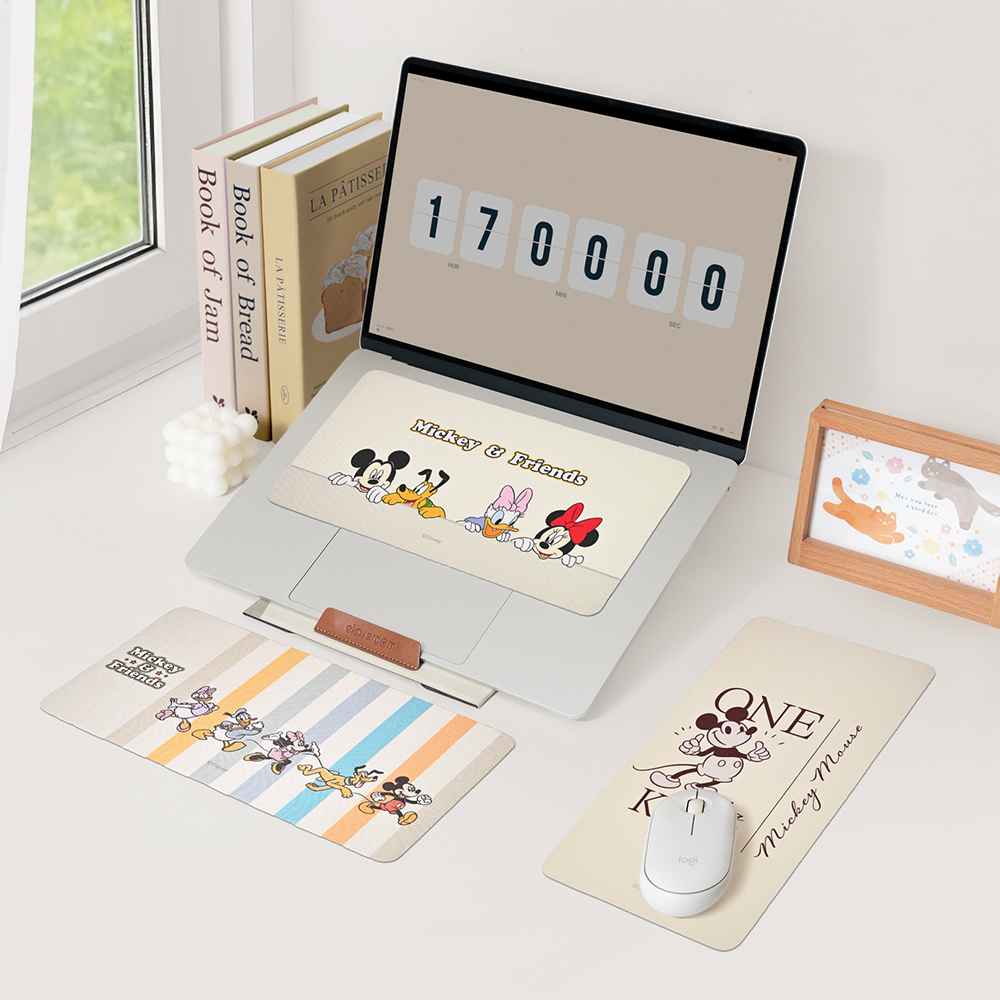 【暖心回饋價】米奇好朋友-三合一多功能滑鼠墊 標準尺寸【正版授權】
