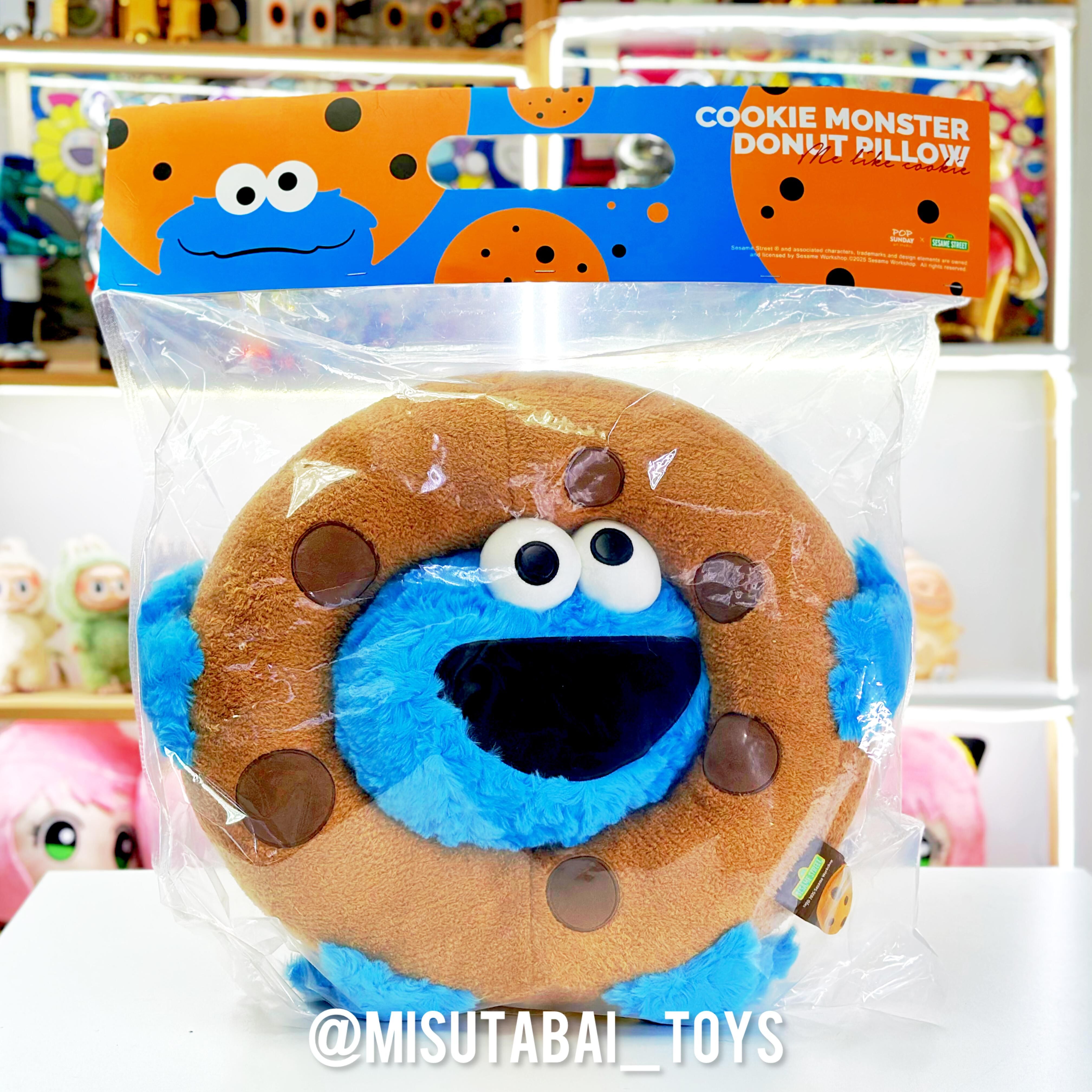 POPSUNDAY 芝麻街甜餅怪抱枕