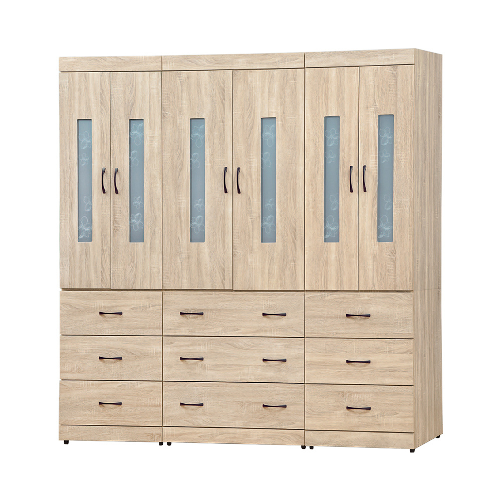 維坦斯6.7尺多功能收納衣櫃組合