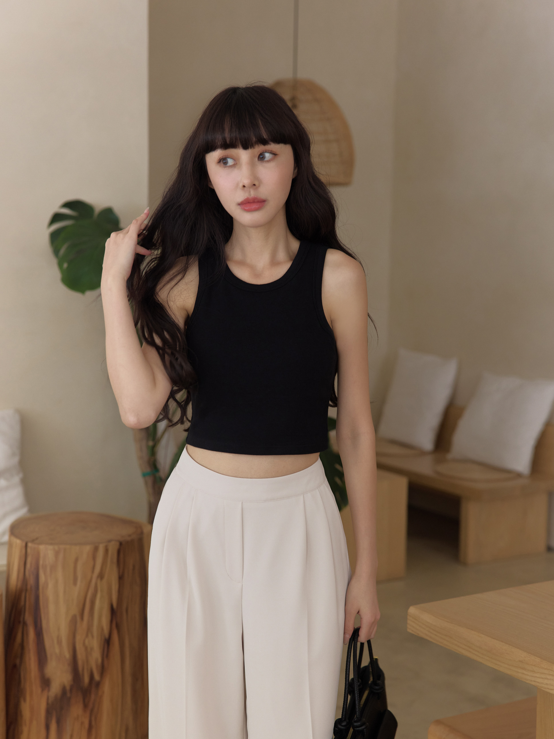 自訂 顯瘦削肩降溫Bratop-絕不跑杯