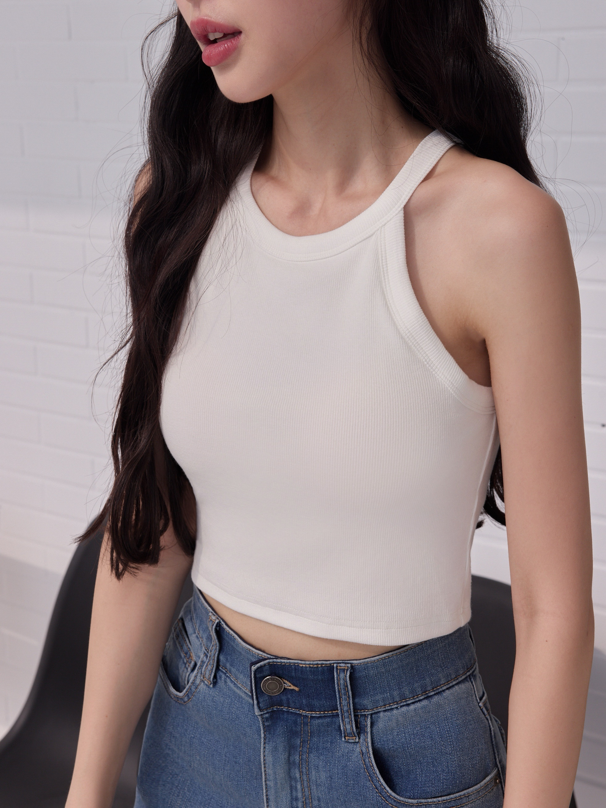 自訂 涼爽顯瘦削肩bratop-絕不跑杯