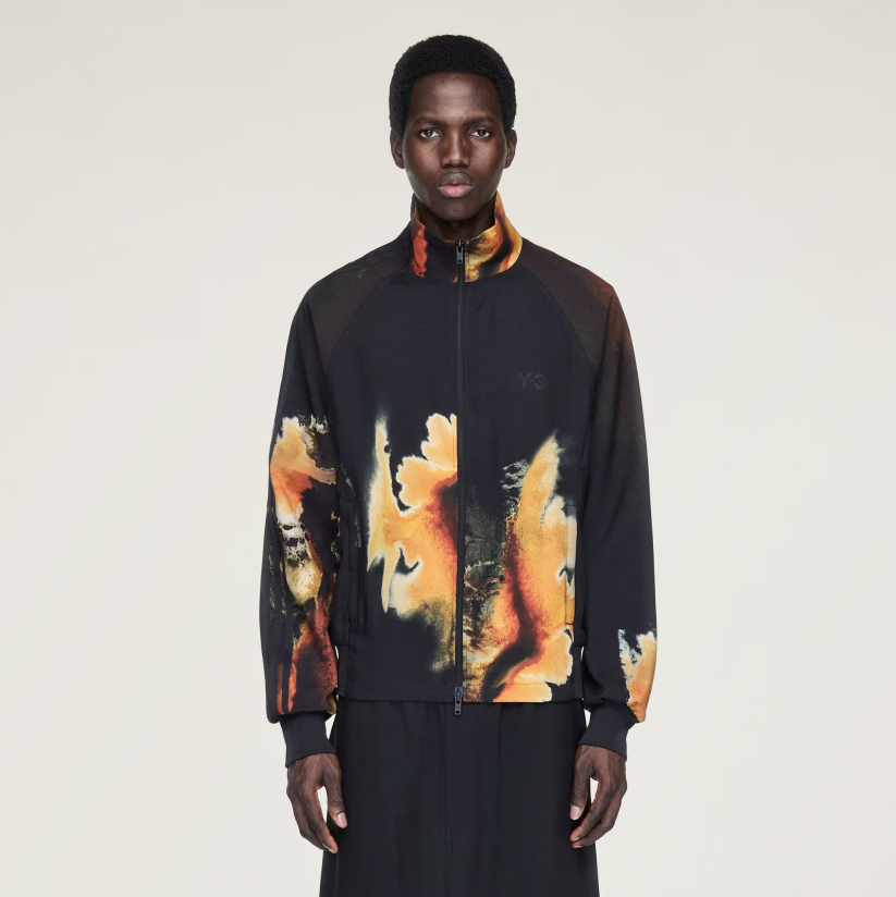 【 Y-3 AOP M 3S TT 琥珀流光運動外套 - 黑 】