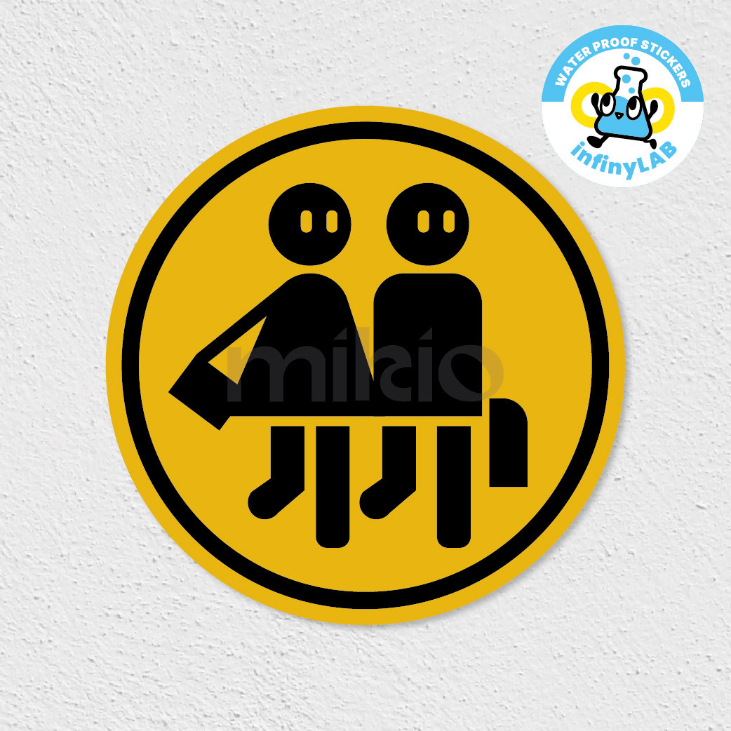 InfinyLAB Sticker-男親女愛系列