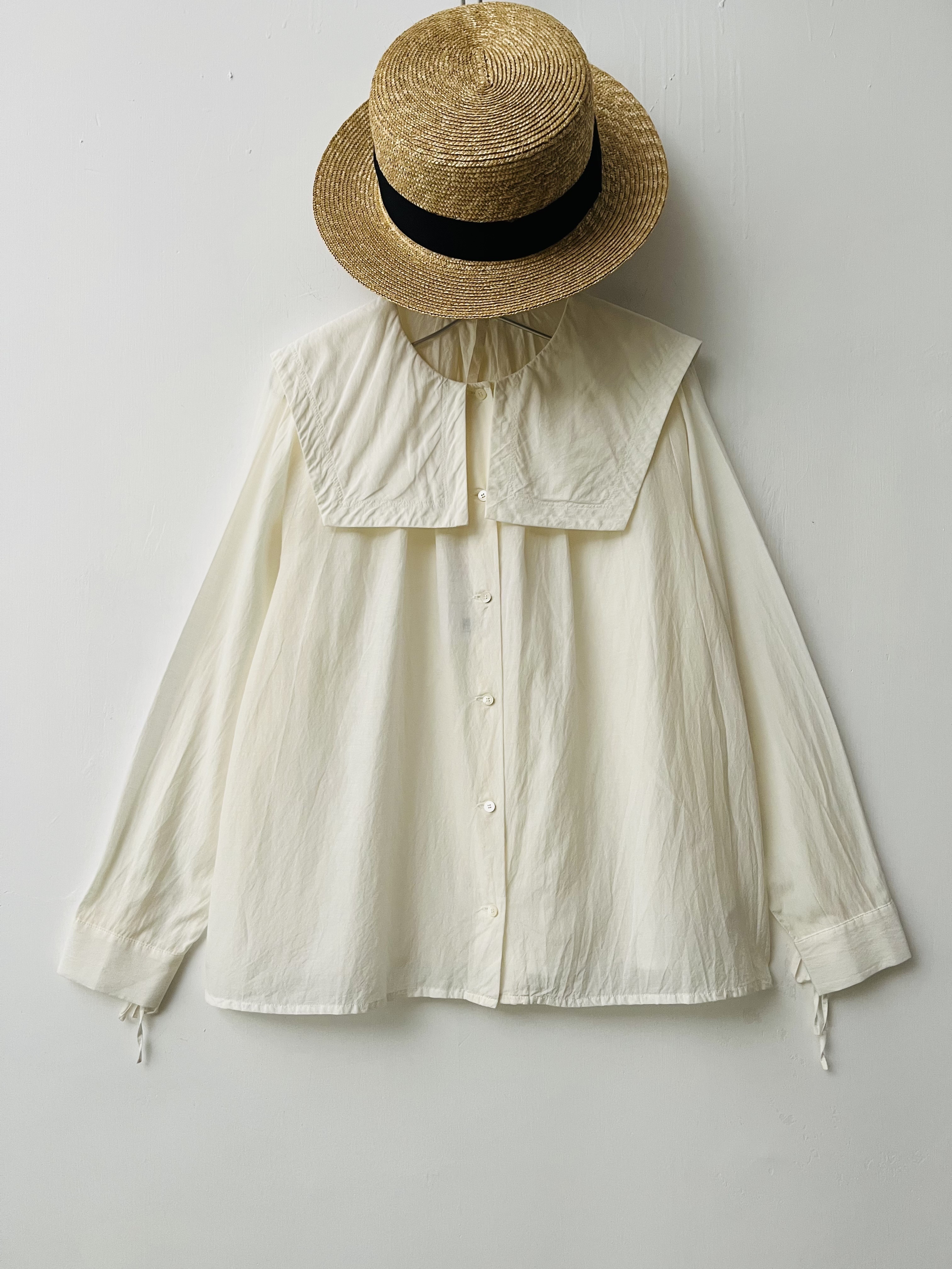 日本製fig London米色水手領top