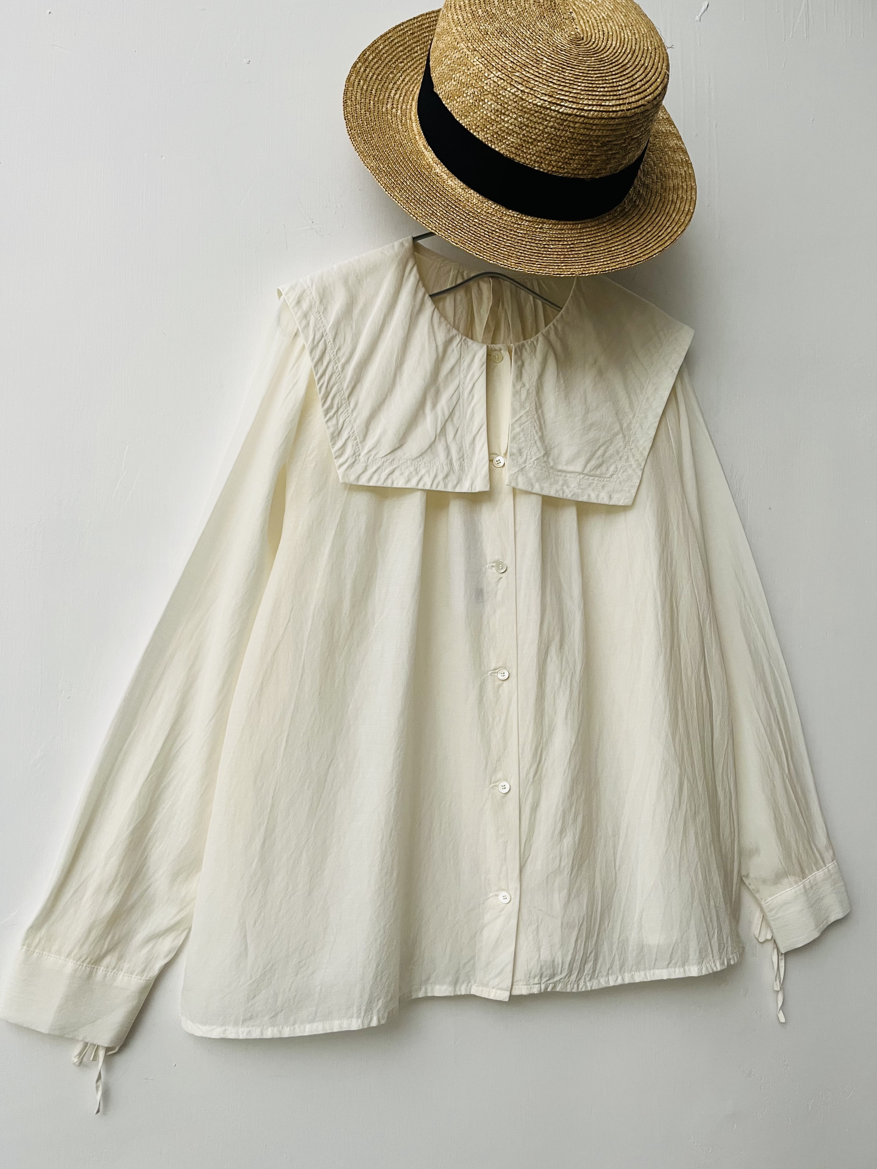 日本製fig London米色水手領top