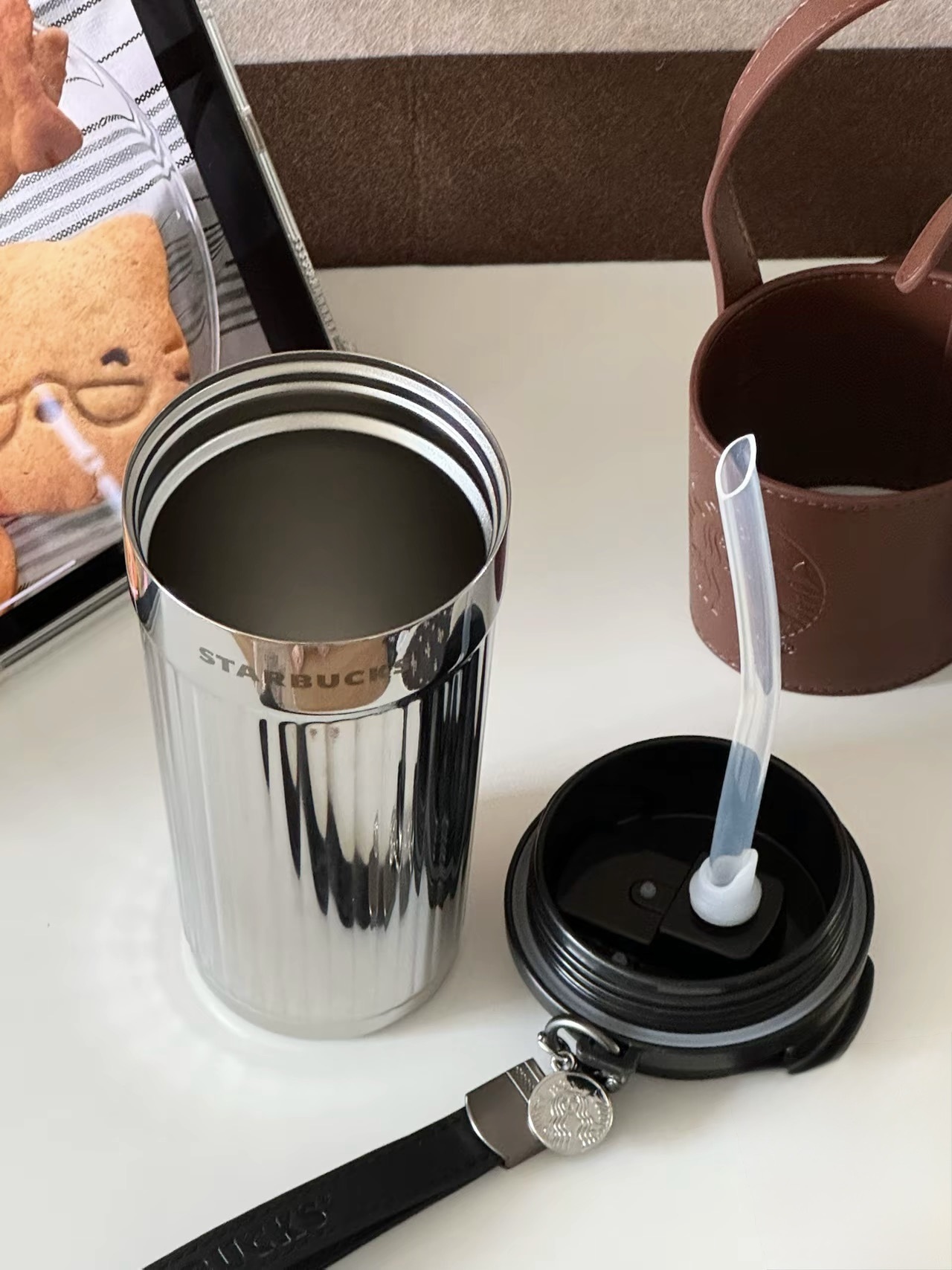 KTQ STORE ‧  STARBUCKS 星巴克 經典系列 液態銀水杯 470ml