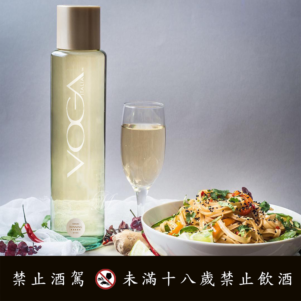 (宅配含運) 義大利 VOGA 麝香白葡萄酒 750ml（買一送一)