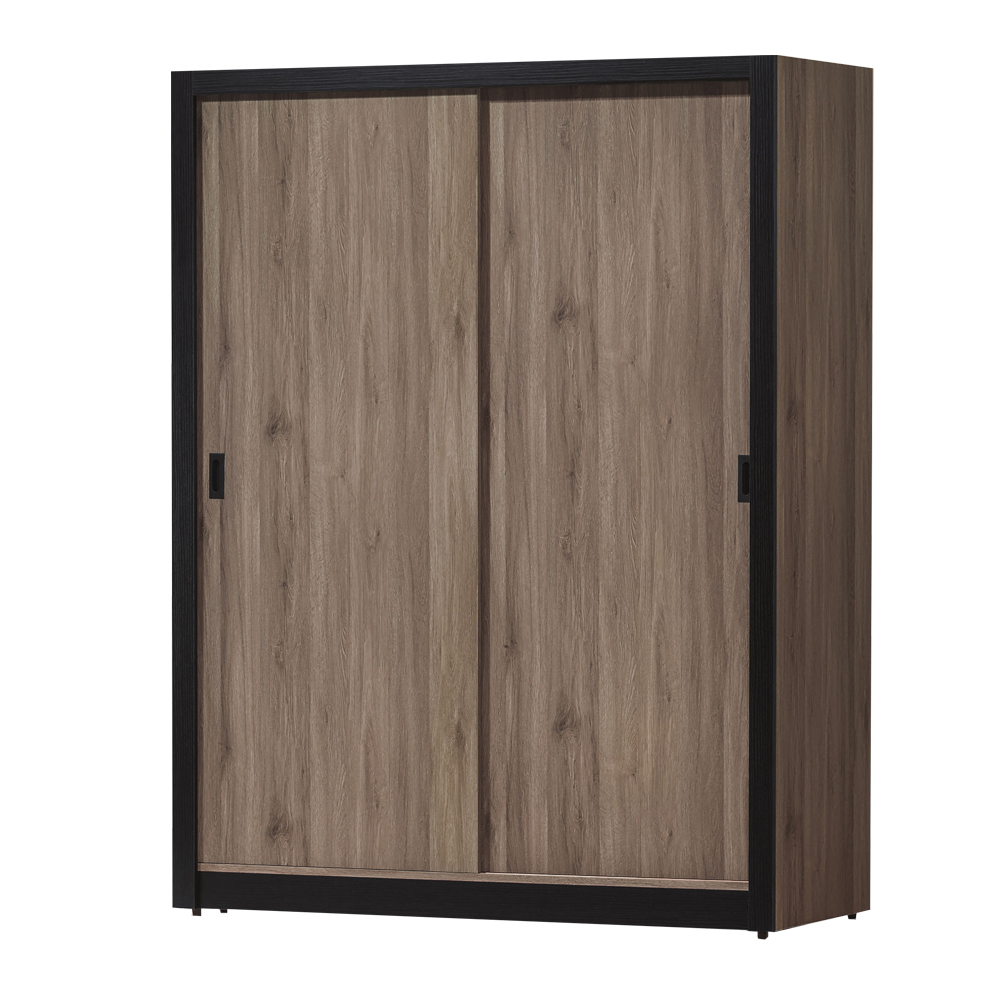 溫森5.1尺工業風推門/拉門衣櫃