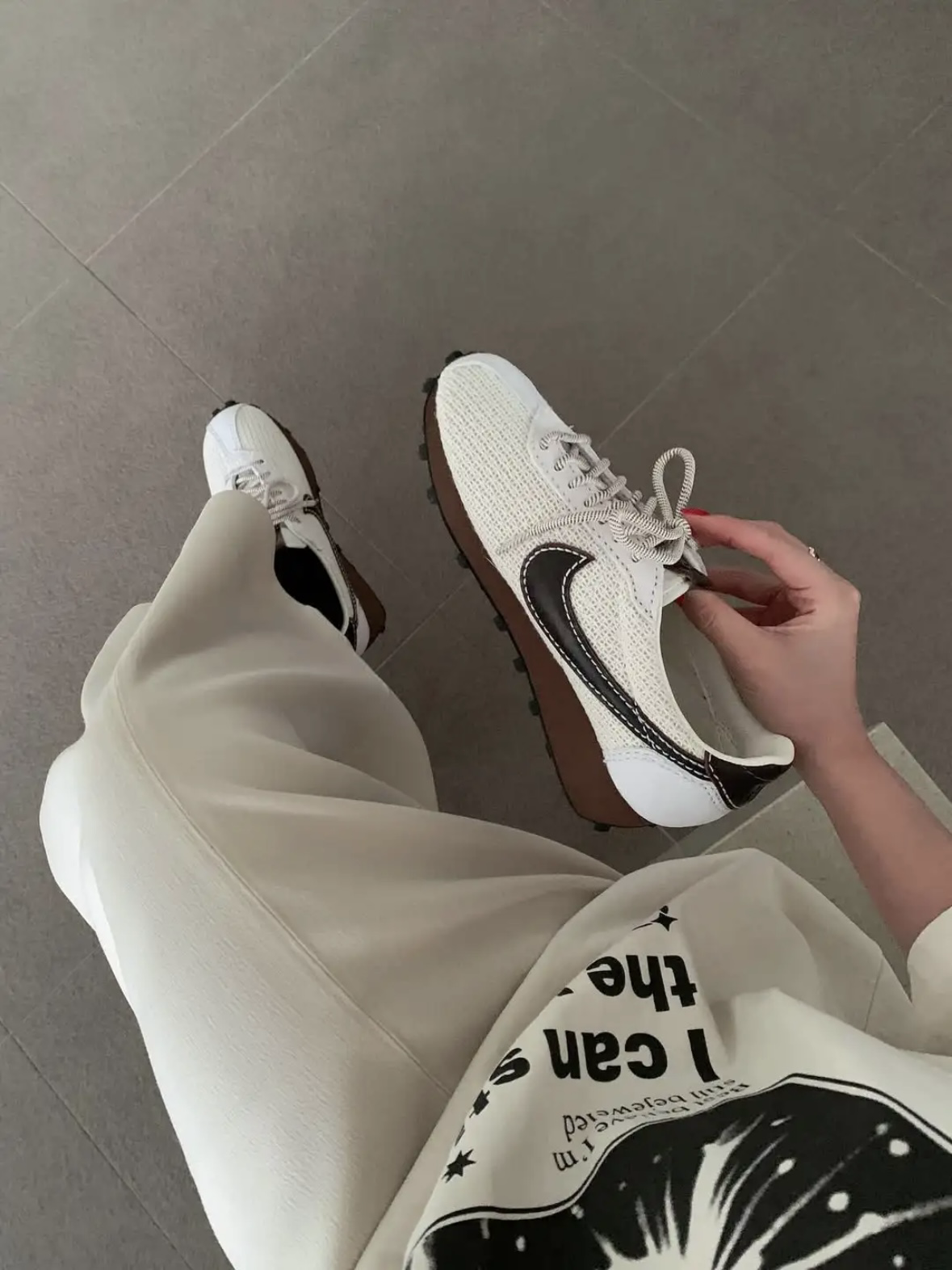 Nike LD-6000  Sail / Brown 經典 復古 透氣網布 米白棕 男女同款 IH7330-020