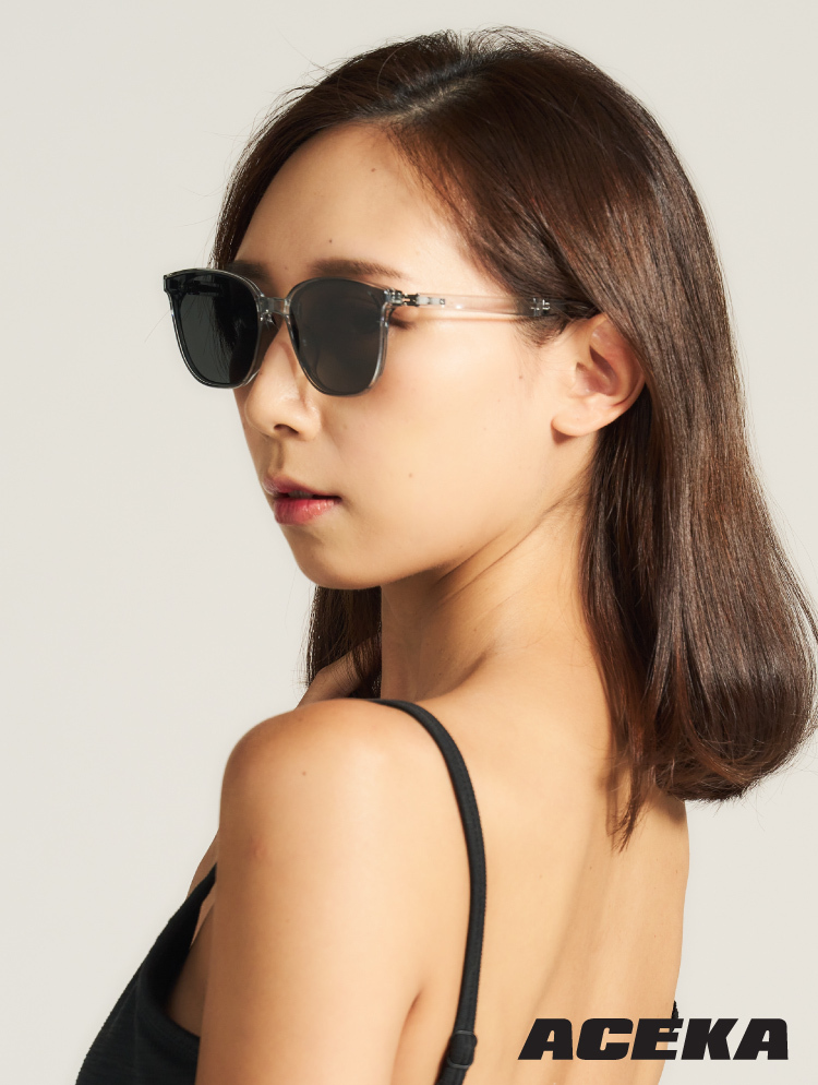 MODERN 韓版晶透貓眼時尚太陽眼鏡(摺疊款)